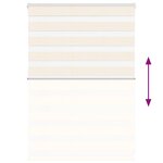 vidaXL Store zèbre beige marbré largeur du tissu 110 9 cm polyester