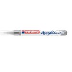 Marqueur Acrylique 5300 Argent Pointe Fine 1-2 mm x 10 EDDING