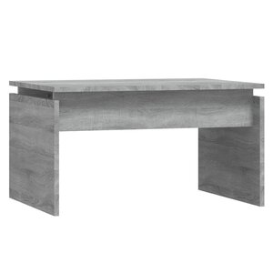 vidaXL Table basse Sonoma gris 68x50x38 cm Bois d'ingénierie