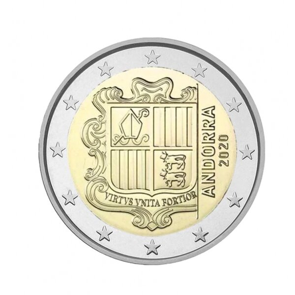 Andorre 2020 - 2€ andorre 2020 unc - armoiries