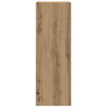 vidaXL Ensemble de meuble TV 4 pièces - Mural  Chêne brut  Bois reconstitué