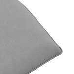 vidaXL Chaise longue pliante gris 175x54x8 5 cm tissu oxford