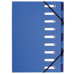 Trieur 9C Dos ext.FOREVER Bleu France x 6 EXACOMPTA