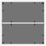 vidaXL Table de jardin dessus en verre blanc 90x90x75cm résine tressée