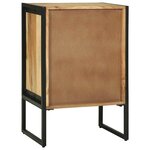 vidaXL Buffet Marron 50 x 35 x 75 cm Bois d'acacia massif