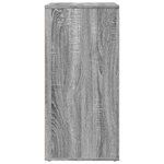 vidaXL Buffet sonoma gris 79x38x80 cm bois d'ingénierie