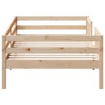 vidaXL Cadre de lit sans matelas 75x190 cm bois de pin massif