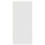 vidaXL Buffet blanc 29 5x34x76 cm bois d'ingénierie