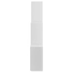 vidaXL Étagère murale cube Blanc 78x15x93 cm Bois d’ingénierie