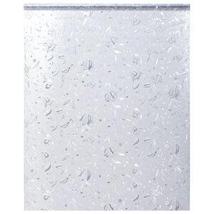 vidaXL Film pour fenêtre dépoli motif de fleur 90x500 cm PVC