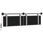 vidaXL Tête de lit suspendue Gris nuage Tissu