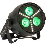 IBIZA LIGHT PAR-MINI-STR - Projecteur PAR a LED RGBW 4-en-1 avec stroboscope a LED SMD