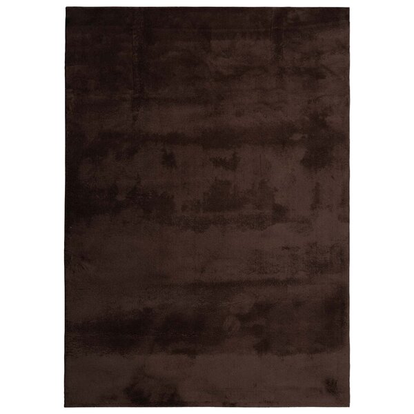 vidaXL Tapis de surface HUARTE Marron 340 x 240 cm Polyester