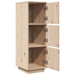vidaXL Buffet haut 34x40x108 5 cm Bois massif de pin