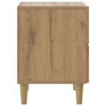 vidaXL Cabinet de chevet 2 pc Chêne artisanal 43 x 34 5 x 48 cm