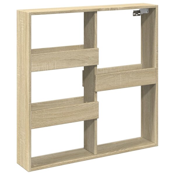vidaXL Armoire murale chêne sonoma 80x15x80 cm bois d'ingénierie
