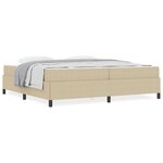 vidaXL Cadre de lit Vert gris clair 200 x 200 cm