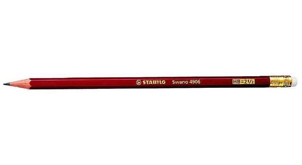 Crayon Papier Swano bout gomme HB STABILO