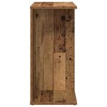 vidaXL Tables de chevet 2 Pièces vieux bois 46 5x29x61 cm bois ingénierie