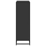 vidaXL Bibliothèque noir 80 5x35x107 5 cm bois d'ingénierie