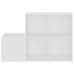 vidaXL Armoire à chaussures d'entrée blanc bois d'ingénierie