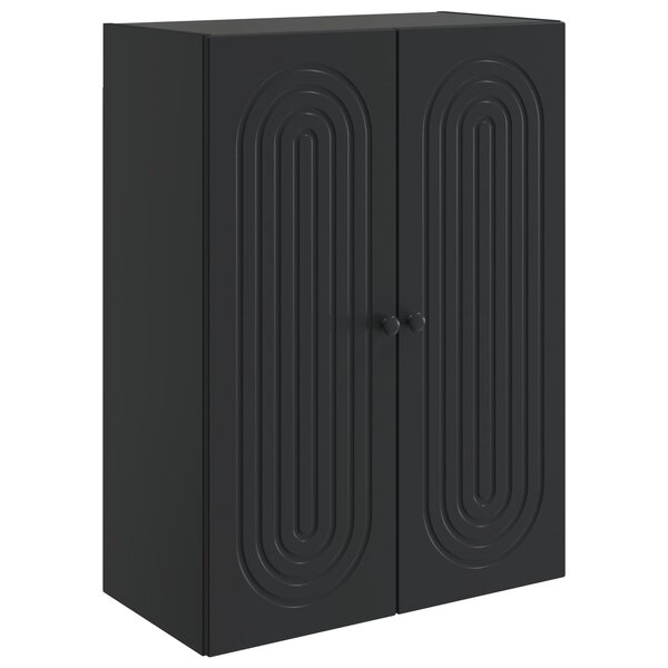 vidaXL Armoire Murale Noir 66 x 34 5 x 90 cm Bois d'ingénierie
