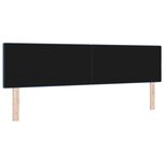 vidaXL Tête de lit LED avec des lumières à LED Bleu 180 cm Polyester