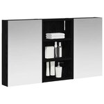 vidaXL Ensemble de Meubles de Salle de Bain 3 Pièces 90 x 10 5 x 50 cm