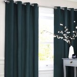Rideau coton LOOK - Bleu intense - 140x250 cm