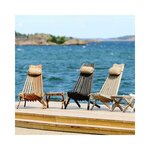 Repose pieds table basse lilly chêne