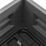 vidaXL Lit surélevé de jardin PP Gris pierre 43x43x35 cm