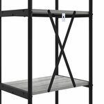 vidaXL Étagère Sonoma gris 40 x 30 x 109 cm Bois d'ingénierie