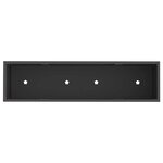 vidaXL Bac de jardin surélevé Noir 100 x 26 x 82 cm Acier