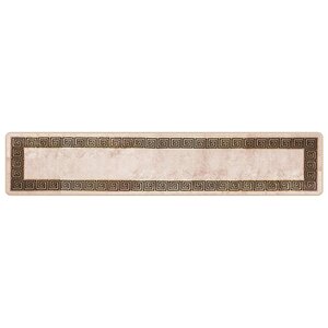 vidaXL Coureur de Tapis MARSA Noir 50 x 250 cm Polyester et PVC
