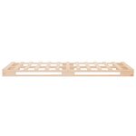 vidaXL Cadre de lit 90x190 cm Bois de pin massif Simple
