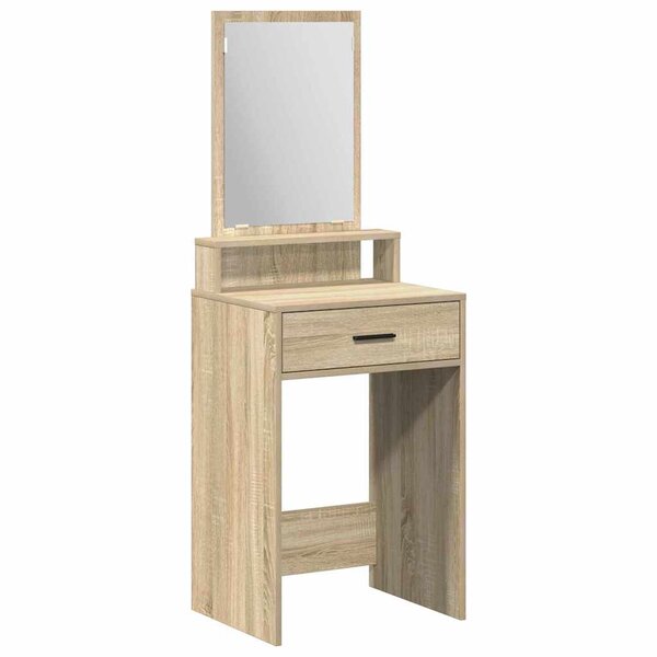 vidaXL Table de Toilette avec tiroir Chêne Sonoma 50 x 41 x 140 cm