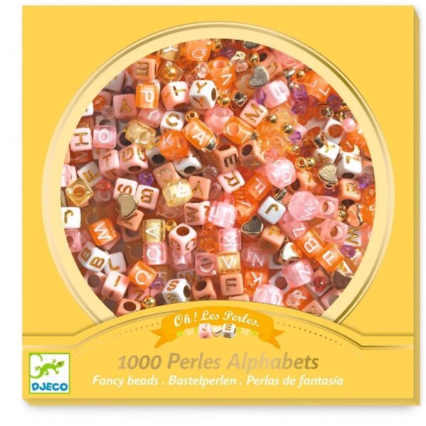 Foison de perles - Perles alphabet or
