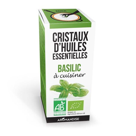 Cristaux d'huiles essentielles - Basilic 10 g