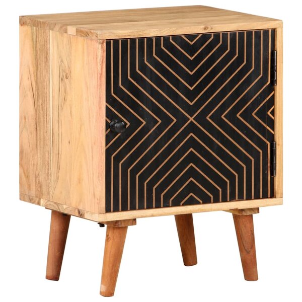 vidaXL Table de chevet 40x30x50 cm Bois d'acacia massif
