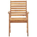 vidaXL Ensemble à manger de jardin 5 Pièces Bois d'acacia solide