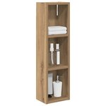 vidaXL Armoire murale de salle de bain Chêne artisan 20 x 14 x 70 cm