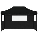 vidaXL Tente de fête Noir 292 x 440 x 315 cm Tissu Oxford