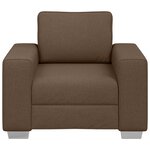 vidaXL Canapé Marron 100 x 80 x 82 cm tissu