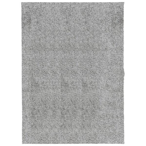 vidaXL Tapis shaggy PAMPLONA poils longs moderne gris 140x200 cm