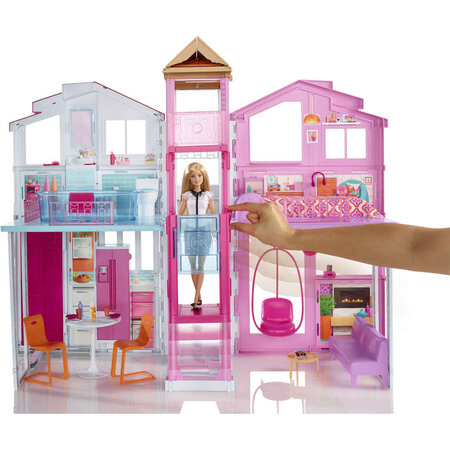 Barbie maison de poupées à 3 étages dvv47 - La Poste