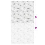 vidaXL Store enrouleur de douche 120x240 cm largeur du tissu 116 cm