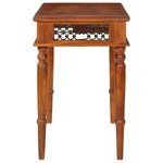 vidaXL Bureau avec tiroir 110x50x76 cm bois d'acacia solide