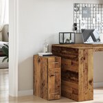 Armoire à pharmacie en bois ancien 20x45 5x60 cm en bois d'ingénierie