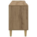 vidaXL Meuble TV 150 x 31 x 50 cm Chêne artisanal Bois d'ingénierie
