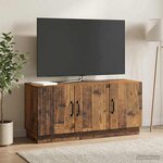 vidaXL Meuble TV Bois ancien 99 x 34 5 x 47 cm Bois d'ingénierie